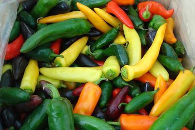 hot peppers